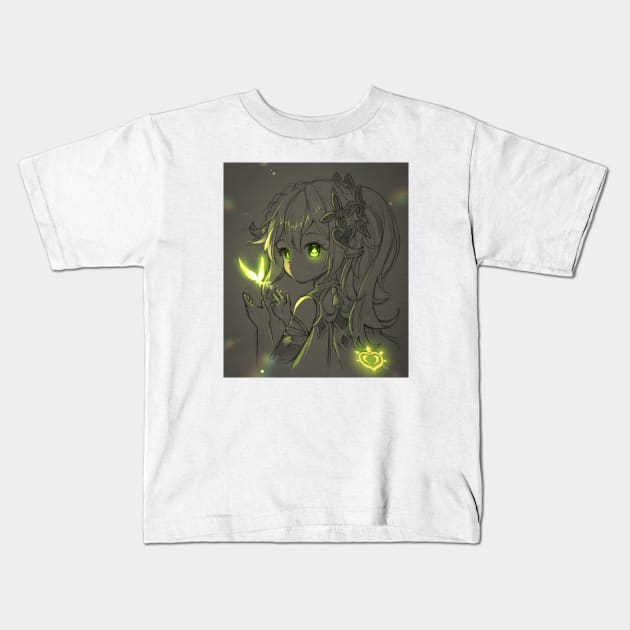 Nahida - Genshin Impact Kids T-Shirt by Shoya